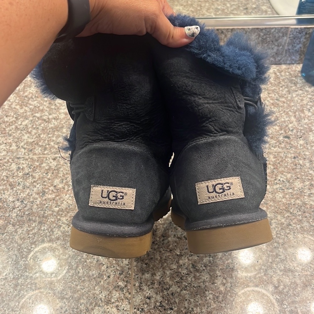 UGG Bailey Button Suede Mid-Calf Boots - Picture 12 of 12